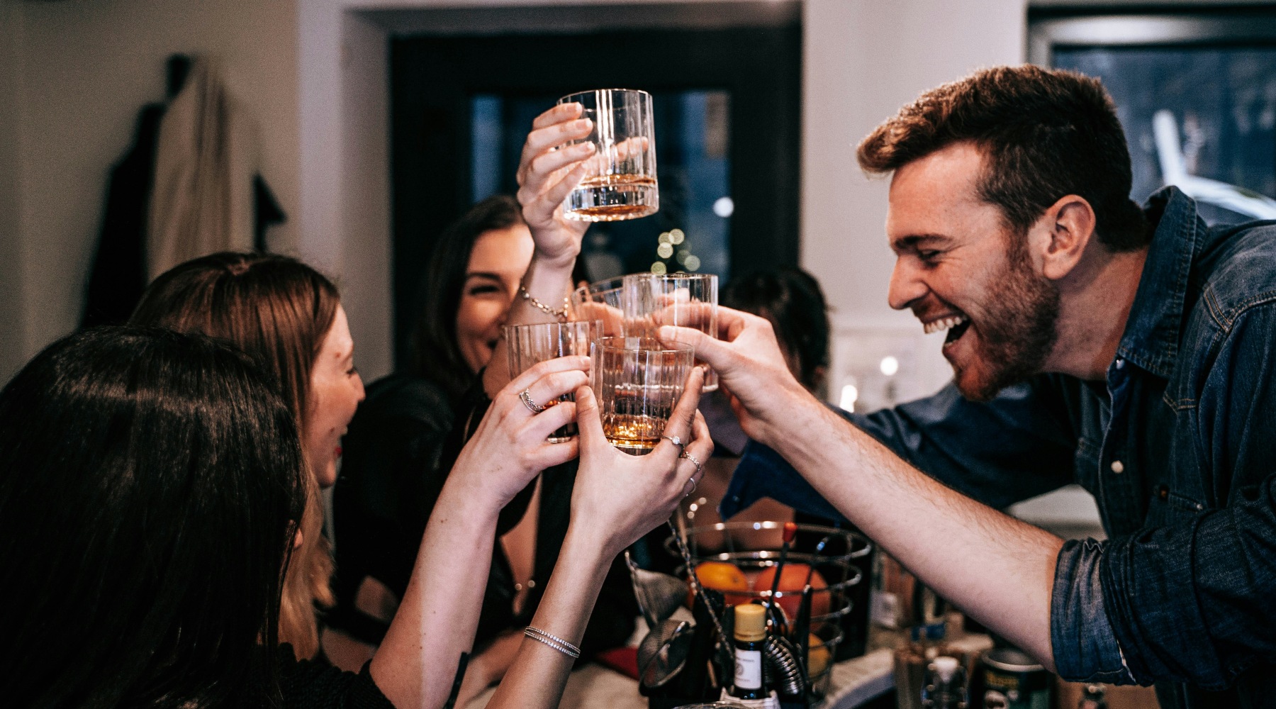 Group of People Cheers